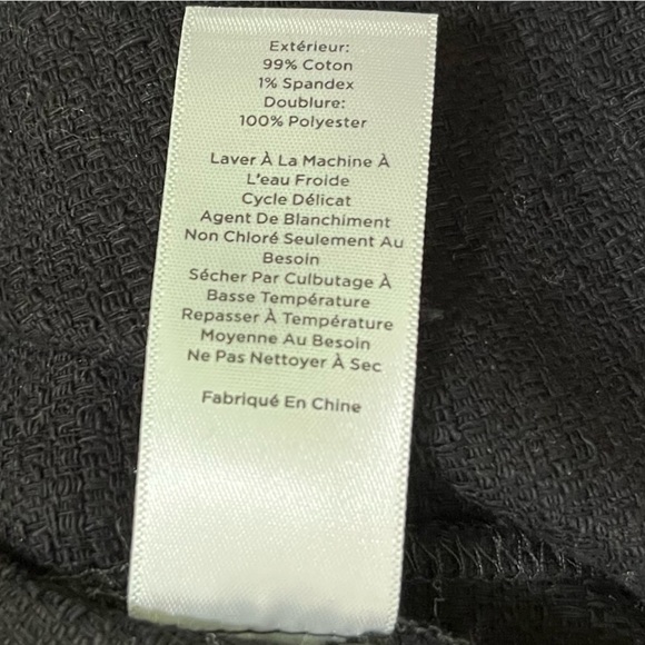 Talbots Color Block Neutrals Cotton Dress Size 6 - Picture 6 of 6